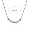 Irregular Wave Shape Chain Men Necklace Advanced Sense Stainless Steel Figaro Cuban Chain Necklace For Men Women Jewelry - Image 6