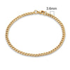 3-11mm Locomotive Men Punk Rock Stainless Steel Curb Cuban Link Chain Silver Color Bracelet For Women Biker Jewelry - Image 8