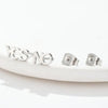 Creative Stainless Steel Yes And No Letter Stud Earrings for Women Jewelry Friendship Gift - Image 4