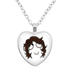 Rage Comic Necklace Derp Face Trollface Funny Meme Cartoon Glass Heart Shape Pendant Chain Necklace Charm Jewelry Collect Gift - Image 10