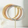 Minimalist Bracelet Bangles In Stainless Steel Gold Plated Bracelets Bangle For Women - Image 4