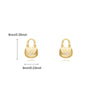 Crmya Gold-color Stud Earrings for Women Cute Small Piercing Cubic Zirconia Imitation Pearl Earrings Set Jewelry - Image 3
