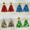 Christmas Jewelry Colorful Sparkling Christmas Tree Acrylic Earrings Star Snowflake Ear Studs for Women Gifts Christmas - Image 1