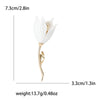 Resin Tulip Brooch for Women Unisex Rhinestone Flower Pin Pearl Plant Lapel Pin Banquet Party Backpack Gifts Jewelry Accessories - Image 27