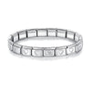 Hapiship Family 9mm Width Star Heart Itanlian Elastic Charm Bracelet Women's Jewelry Stainless Steel Bangle - Image 8