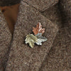 Brooches Metal Women Girls Charm Collar Lapel Brooch Pins Jewelry Party Garment Accessories Vintage Maple Leaf - Image 1