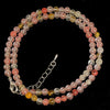 4mm Stone Malachite Quartz Opal Volcanic Lava Round Bead Necklaces Women Men Choker Classic Jewelry Gift 16in - Image 30