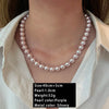 Pearl Bead Necklace in 6 mm 8 mm or 10 mm Sizes - Image 8
