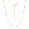 Hot Pink Stainless Steel Link Cable Chain Gold Color Satellite Enamel Beads Necklace for Women Chic Summer Gift - Image 26