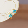 6/8/10mm Stainless Steel Zircon Flower Hoop Earring Small Gold Color Circle Hoops Huggie Piercing Earring Jewelry - Image 35