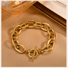 Chunky Toggle Link Chain Bracelet in Stainless Steel - Image 31