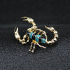 Gold Silver Plated Enamel Scorpion Brooch Personality Temperament Corsage Lapel Pin Male Clothing Accessories Gifts - Image 10