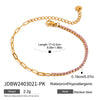 Star-Detail Chain Bracelet with Gold-Tone Finish - Image 14