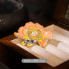 Maple Leaf Brooch Floral Pin Elegant Safety Pin Suit Coat Corsage Welcome Accessory Jewelry Banquets for Women - Image 8