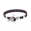 Charm Colorful Rope Chain Airplane Anchor Bracelets For Women Multilayer Braid Bracelet Men Jewelry Gifts - Image 2
