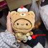 Bubu And Yier Panda Plush Doll Suit Soft Anime Toy Kawaii Cartoon Fluffy Bear Bag Car Key Pendant Decoration Couple Gift - Image 7