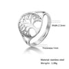 Hollow Tree of Life Ring Amulet Adjustable Stainless Steel Finger Rings For Women Girls Anniversary Gifts - Image 9