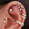 Helix Piercing Star Earrings Women 1pc Zircon Lobe Rook Piercing Tragus Daith Cartilage Ear Jewelry Body Accessories - Image 7