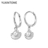 Silver Needle Pearls Stud Earrings For Women Geometry Pearls Pendant Earings Jewelry Party Gifts - Image 25
