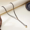 Bohemian Black Beads Long Tassel Sweater Chain Necklace for Women Love Heart Pendant Water Drop Y Shape Necklaces Party Jewelry - Image 5