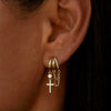Gold-Plated Irregular Claw Shaped Earrings Chain Earrings Elegant Tassel Earrings Jewelry Gifts for Women Design - Image 4