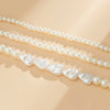Boho Anklet Foot Multilayer Pearl Chain Summer Bracelet Charm Anklet Sandals Barefoot Beach Vacation Foot Bridal Jewelry - Image 4