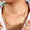 Stainless Steel Layered Chain Necklace with Rope or Box Chain Styles and 40 cm to 60 cm Length Options - Image 12