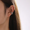 Iced Out CZ Ear Clip Earring For Women Men Shiny Zirconia Punk Hip-hop No Piercing Jewellery - Image 3