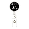 26 English Letters Brooch A-Z Initial Round Glass Ball Pendant Retractable Badge Reel For Women Gifts Jewelry - Image 26