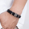 Vintage Woven Leather Rope Wrap Bracelets For Men Classic Stainless Steel Bangles Bracelets Punk Wristband Jewelry Male Gifts - Image 4