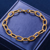 Blingbling Stainless Steel Bracelet Link Cut Oval Hand Chain for Women Men Wristband Bangle Anklets Metal Jewelry Summer Gift - Image 7
