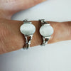 Twilight Saga Ring Bella Opals Silver Plated Simple Classic Movie Film Jewelry For Women Lady - Image 6