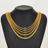 Hiyee Thickness 3/4/5/6/7/8mm Gold Color Wheat Braided Stainless Steel Necklace Link Classic Curb Chain for Men Women Jewelry - Image 5