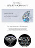 MODIAN 1CT Prong Setting Moissanite Necklace D color VVS1 Lab Diamond Pendant For Women 925 Sterling Silver Wedding Jewelry