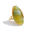 Stainless Steel Multi-Color Resin Adjustable Ring Pvd Style Y2K Attractive Finger Jewelry - Image 17