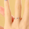 Unique Two Tone Twisty Design Rings for Women Brilliant Cubic Zirconia Wedding Romantic Jewelry Daily Wear Accessories - Image 6