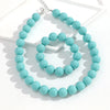 Two-Piece Acrylic Bead Necklace and Bracelet Set with Geometric Shapes - Image 29