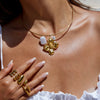 Plated Glossy Basic Necklace For Charm Creative Matching Handmade Stainless Steel Collar Jewelry - Image 2