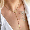 Silver Three-Layer Stacking Necklace Women Simple Strip Pendant Collarbone Chain Jewelry - Image 14