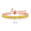 Simple Tennis Bracelet For Women Rectangle Zircon Silver Color Adjustable Bracelets On Hand Friend Gift Jewelry - Image 14