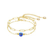 Gold Color Zircon Evil Blue Eye Bracelet Bangle Lucky Jewelry Women Gift Adjustable Handmade - Image 11