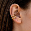 Minimalist Gold Color Round Earrings for Women Earcuff Women No Pierced C Shape Geometric Earclip Ear Bone Clip Punk Jewelry - Image 5