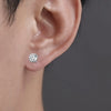 1 Pairs Crystal Strong Magnetic Ear Stud Clip Earrings for Men Women Punk Round Zircon Magnet Earrings Non Piercing Jewelry - Image 2