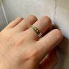 Retro Carved Crack Gold Painting Ring For Men Women Silver Color Punk Gothic Open Ring Unisex Accessories Jewelry Gift - Image 6
