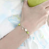 Geometric Apple Star Zircon Square Bracelet for Women Jewelry Minimalist Accessories Party - Image 4