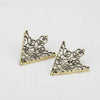 Classic Triangle Hollowed Out Shirt Collar Pin for Men Women Crown Collar Corner Badge Brooch Jewelry Accessories - Image 7