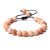 8MM Stone Bead Braid Bracelets Minimalist Carnelian Agates Jades Gem Woven Bangle Jewelry Gift For Women Men - Image 25