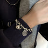 Silver Bracelet Geometric Cube Circle Punk Asymmetric Beaded For Woman Girl Jewelry Gift - Image 41
