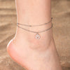 Stainless Steel Anklets for Women Sun Flower Leaves Moon Star Foot Bracelet Jewelry Summer Beach Accessories - Image 38