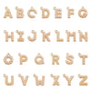 10-26PCS Alphabet Charms With Plastic Pearl Alloy Gold Color English Letter Pendant Necklace Bracelet Jewelry Accessory - Image 7